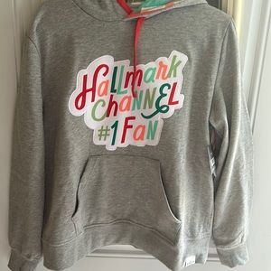 Ladies NWT AUTHENTIC HALLMARK CHANNEL #1 FAN hoodie sweatshirt